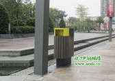 房地產鋼木垃圾桶經典杰作