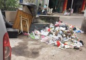 文宮跳墩河垃圾池將用鐵皮垃圾桶代替