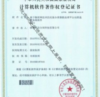 垃圾分類監測系統著作權證書
