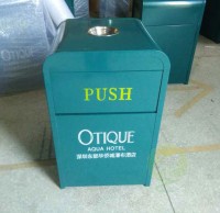鋼板烤漆酒店垃圾桶