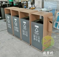 廣東松山湖環衛不銹鋼分類垃圾桶