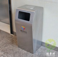 室內商場電梯口不銹鋼垃圾桶
